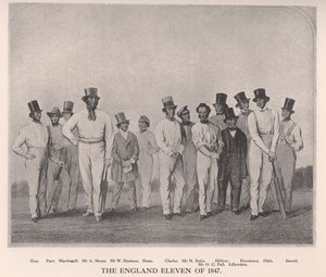 Die englische Cricket-Elf von 1846, 1912