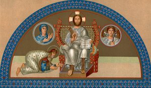 Der thronende Christus, 1902 von Unbekannt