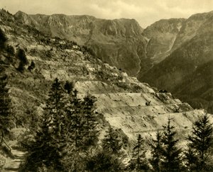 Die Erzbergmine, Steiermark, Österreich, um 1935