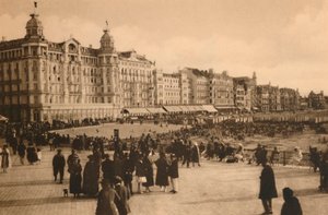 Die Esplanade vom Kursaal aus gesehen, um 1928 von Unbekannt