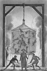 Die Hinrichtung von Louisa Mabree, der französischen Hebamme