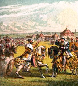 Das Feld des Goldenen Tuchs, 1520, ca. 1850 von Unbekannt