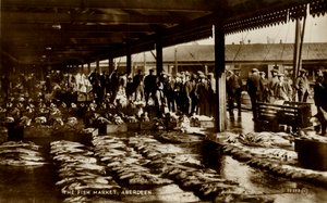 Der Fischmarkt, Aberdeen von Unbekannt