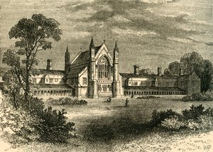 Die Fischhändler-Almshäuser, Wandsworth, um 1878 von Unbekannt