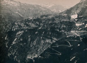 Das Flaam-Tal, Blick Richtung Vatnehalsen, 1914