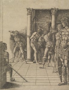Die Geißelung, mit dem Pflaster, ca. 1475-80