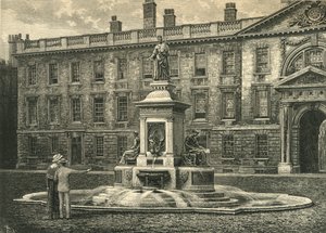 Der Brunnen, Kings College, Cambridge, spätes 19. Jahrhundert