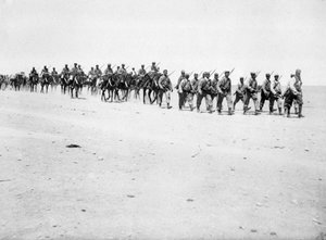 Die französische Fremdenlegion bei Manövern, Boudenib, Marokko, 1911