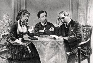 Die französische Kaiserfamilie im Exil, Chislehurst, Kent, 1871-1873 von Unbekannt