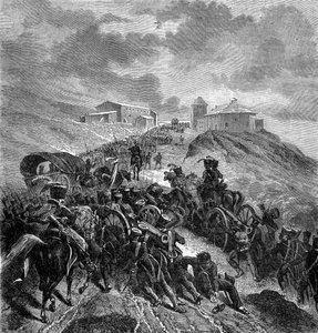 Die französische Armee überquert die Sierra Guadarrama, Spanien, 22.-24. September 1808, 1882-1884
