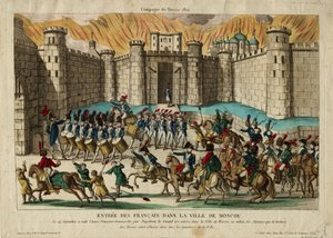 Der französische Einzug in Moskau, 1812