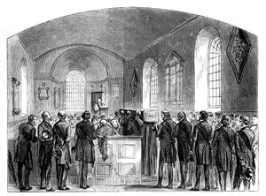 Das Begräbnis von Sir Robert Peel, Staffordshire von Unbekannt