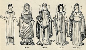 Die Galerie der britischen Kostüme: Die Kleidung der Menschen in normannischer Zeit, ca. 1934