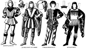 Die Galerie der britischen Kostüme: Die Kleider, die in der Herrschaft von Richard III getragen wurden