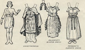 Die Galerie der historischen Kostüme: Was die Briten und Römer trugen, ca. 1934 von Unbekannt
