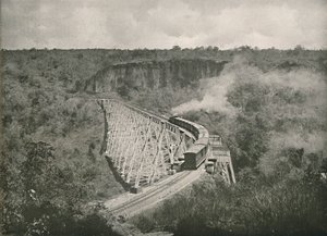 Die Gokteik-Schlucht und Eisenbahnbrücke, 1900