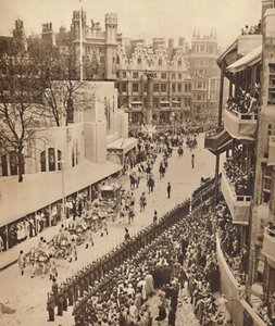 Die goldene Kutsche verlässt die Abtei, 12. Mai 1937
