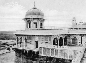Der Goldene Pavillon in der Nähe des Jumna, Agra, 20. Jahrhundert