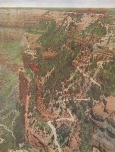 Der Grand Canyon, Arizona, 1914 von Unbekannt