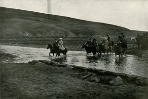 Der Großherzog Michael und sein Stab, 1919 von Unbekannt