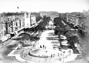 Der große Platz, Alexandria, Ägypten, ca. 1910er von Unbekannt