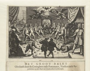 Der Große Europäische Kriegsballett, ca. 1643 von Unbekannt