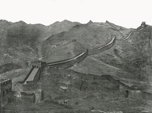 Die Große Mauer, Peking, China, 1895