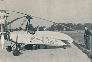 Der Hafner-Gyroplane, ca. 1935-1937