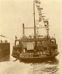 Die Harwich-Zeebrugge Eisenbahnfähre