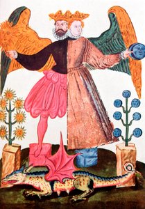 Der hermetische Androgyn, spätes 17. Jahrhundert von Unbekannt