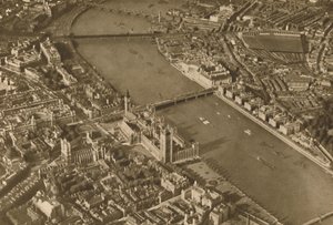 Die Heilige Insel Thorney mit ihrer alten Abtei, wie sie heute erscheint, ca. 1935