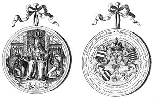 Das kaiserliche Siegel von Maximilian
