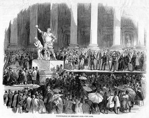 Die Amtseinführung von Präsident Polk, 1845