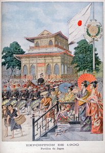 Der japanische Pavillon auf der Weltausstellung 1900, Paris, 1900