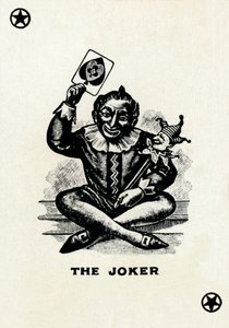 Der Joker aus einem Kartenspiel von Goodall & Son Ltd., ca. 1940 von Unbekannt