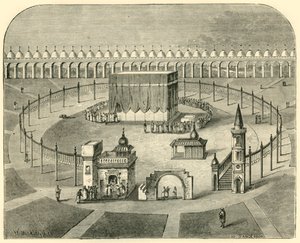 Die Kaaba, Mekka, 1890 von Unbekannt