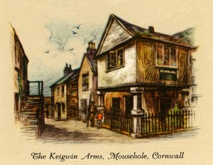 The Keigwin Arms, Mousehole, Cornwall, 1936 von Unbekannt