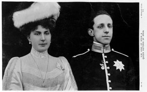 Der König und die Königin von Spanien, ca. 1900er-1910er