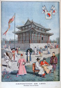 Der koreanische Pavillon auf der Weltausstellung 1900, Paris, 1900 von Unbekannt