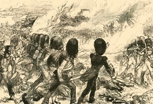 Der letzte Angriff bei Waterloo, 1815, 1890 von Unbekannt