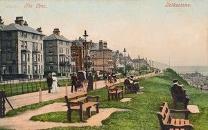 The Leas, Folkestone, spätes 19. bis frühes 20. Jahrhundert von Unbekannt