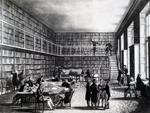 Die Bibliothek der Royal Institution, Albemarle Street