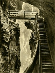 Die Liechtensteinklamm, Österreich, ca. 1935