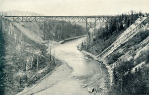 Die höchste Brücke östlich der Rocky Mountains, 1922