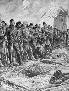 Das London Scottish Territorial Regiment formiert seine Linie unter Beschuss neu, 31. Oktober 1914, 1926