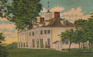 Das Herrenhaus mit Blick auf den Potomac, 1946
