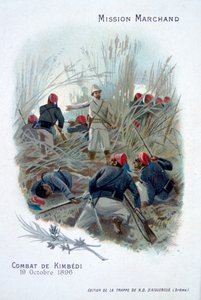 Die Marchand-Expedition: Kampf bei Kimbedi, Kongo, 19. Oktober 1896 von Unbekannt