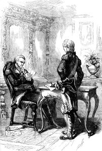 Der Marquis de Lafayette mit George Washington, ca. 1775-1781, ca. 1880