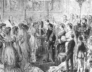 Die Hochzeit des Herzogs von Connaught mit Prinzessin Louise Margaret von Preußen von Unbekannt
