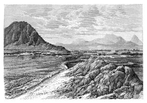 Der Marsha-Pass, nördlich von Kandahar, Afghanistan, 1895 von Unbekannt